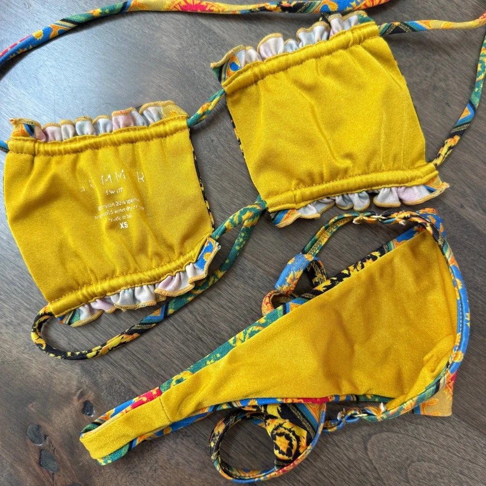 Colorful Patterned Bikini Set - Picture 4 of 4
